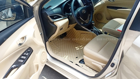 Thảm lót sàn ô tô 5D 6D Toyota Vios giá gốc tận xưởng, bảo hành trọn đời